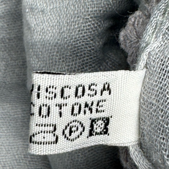 Embroidered Women's Scarf - 80% Viscose, 20% Cotton - Picture 4 of 4